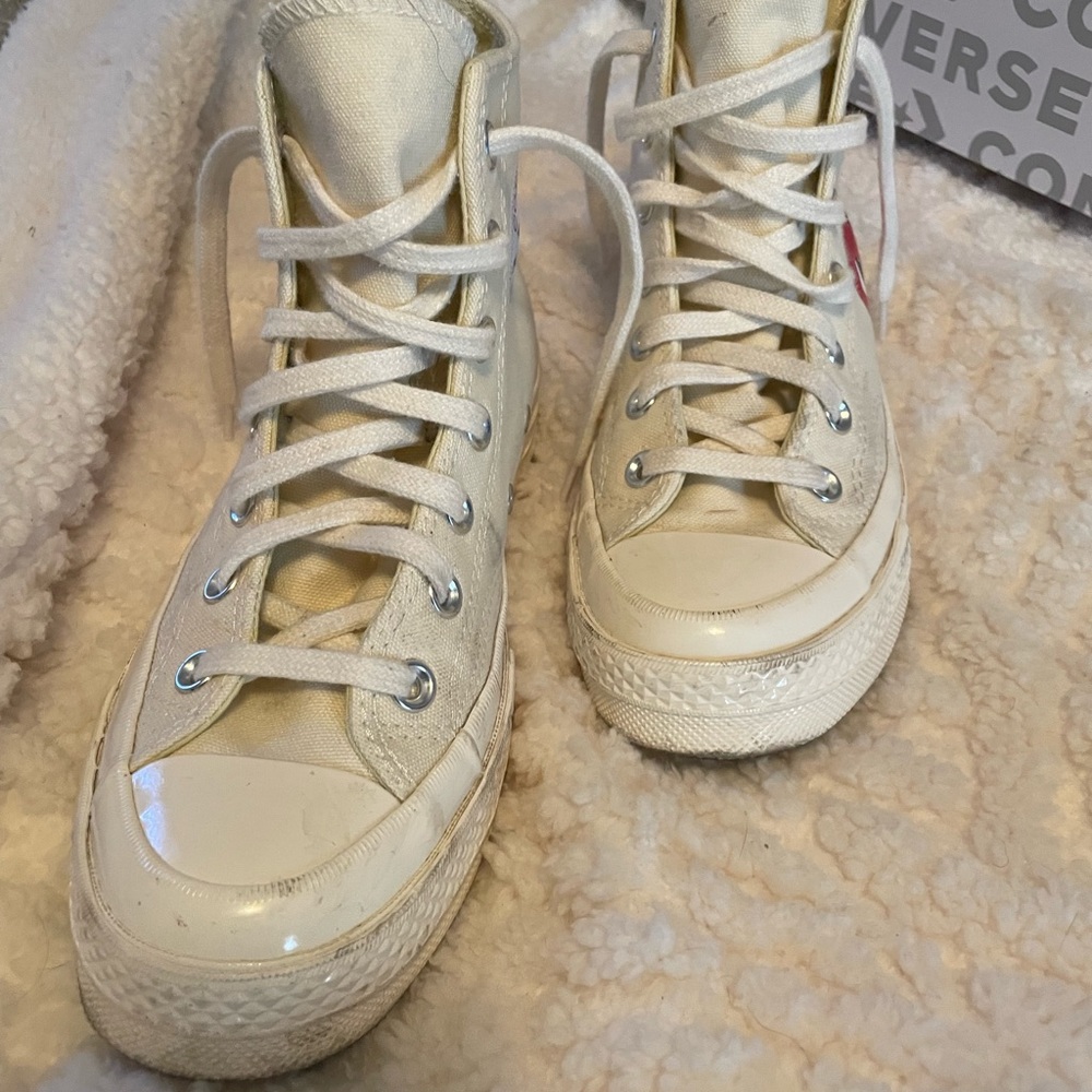 Converse Play COMME des GARCONS  Sz 5 mens 7 women